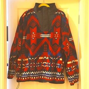 Polo Ralph Lauren Fleece Sweater Jacket red/blue